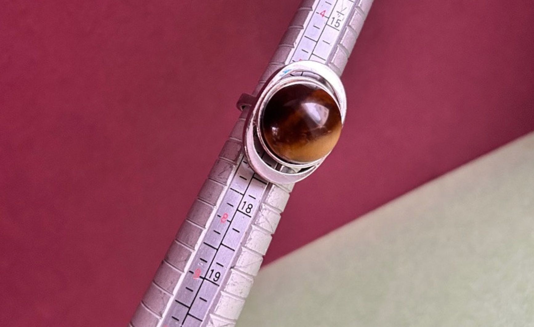 Anelli: Silberring Retro Tigerauge (52) – Usato da Laufen venduto da Bellebellezza 1
