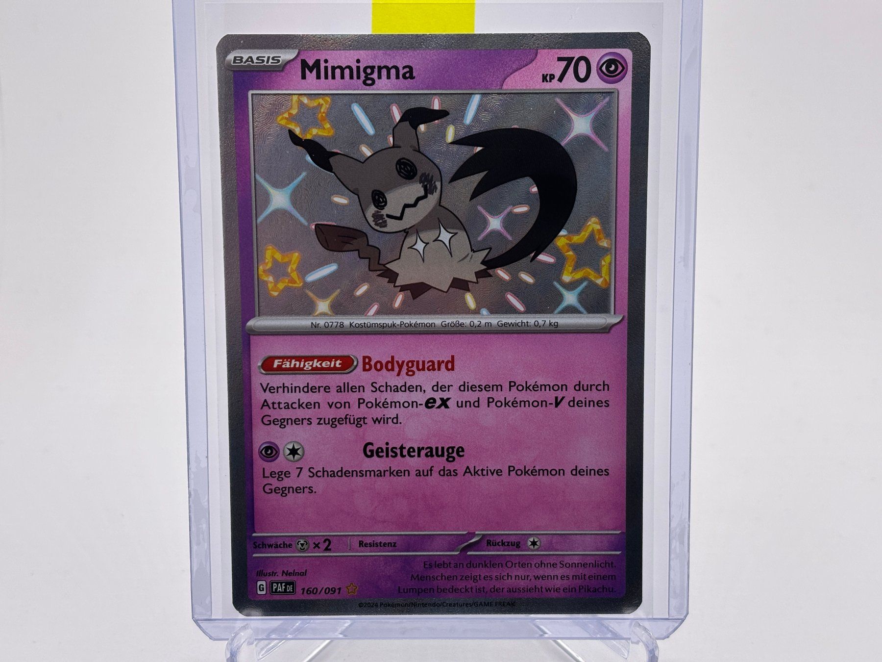 Pokémon Carte collezionabili: Paldeas Schicksale - Mimigma  (PAF 160) - DE – Nuovo (secondo la descrizione) da Allschwil venduto da Bullach