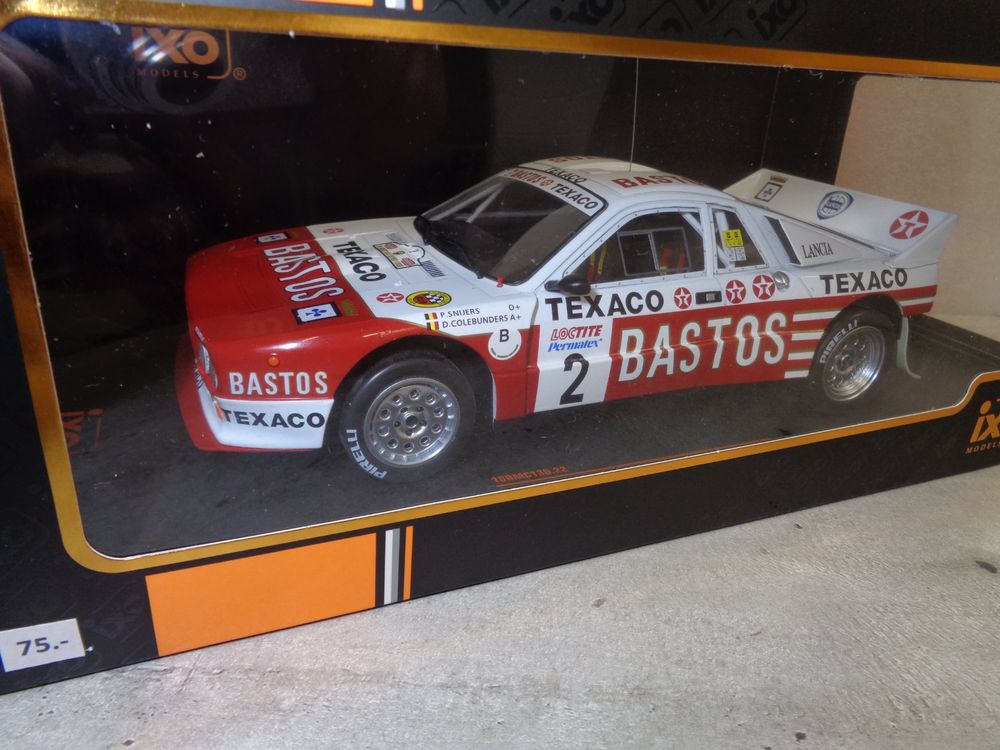 Ixo 1:18 Lancia 037 Rallye Ypres 1985 P. Snijers 1