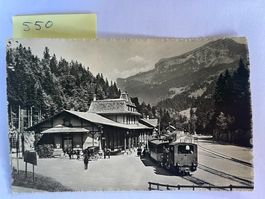 alte Ansichtskarte Station Brünig-Kulm, 1941