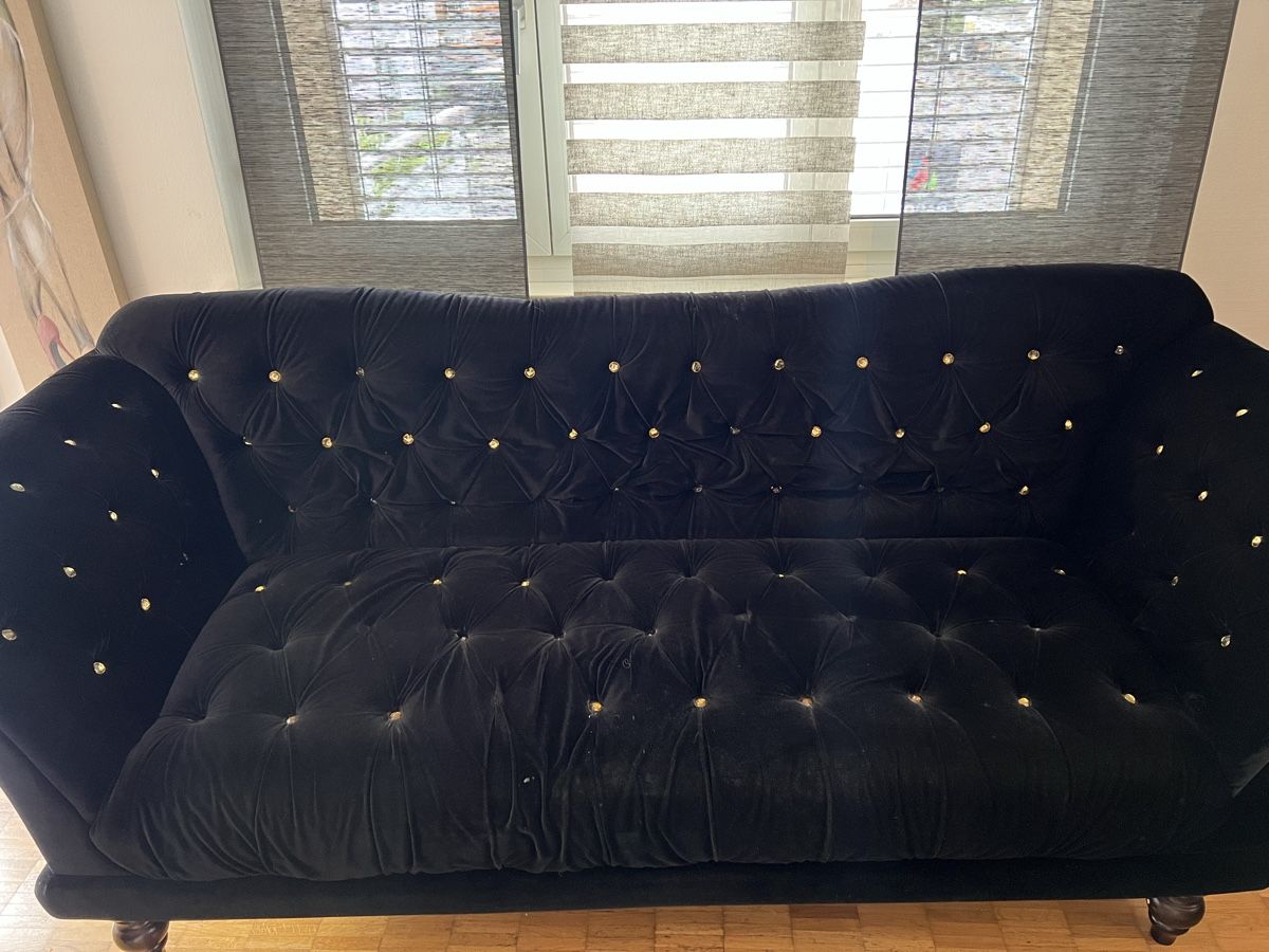 Chesterfield Divani: Swarovski Sofa vom Möbel Märki – Usato da Wil SG venduto da BrunoY 4