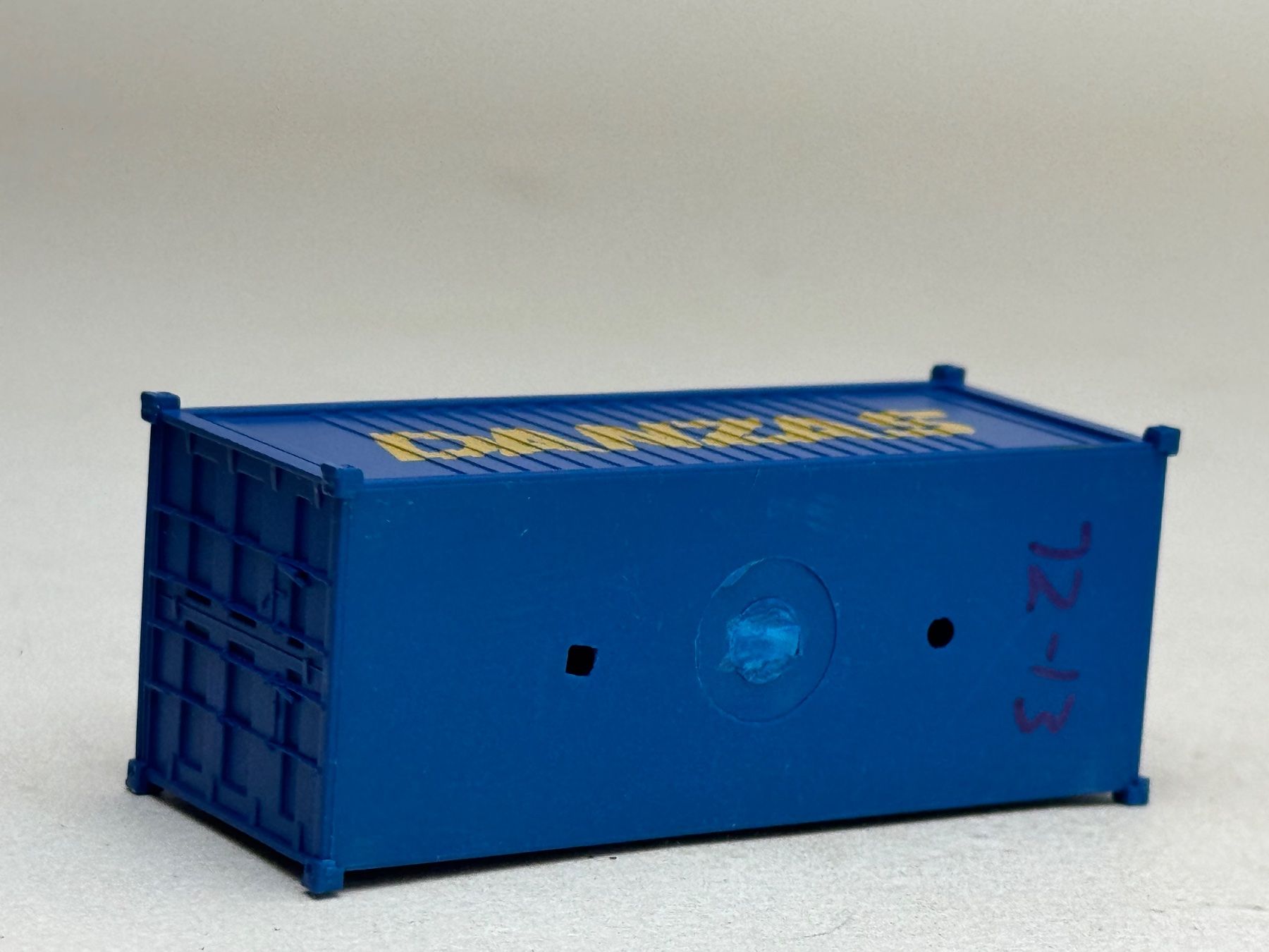 Modelleisenbahnen: EB- 20 Ft. Container Danzas blau – Gebraucht aus Elm von Wikmtz 2