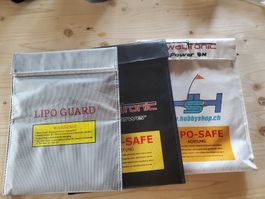 3 Lipo Schutztaschen 29cm x 23cm