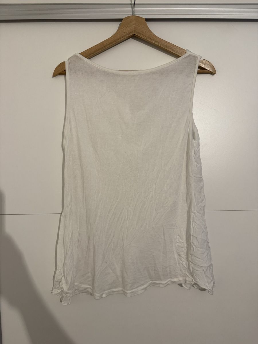 Tops: Weisses luftiges Sommertop Gr. M – Gebraucht aus Rebstein von Tuerkii 1