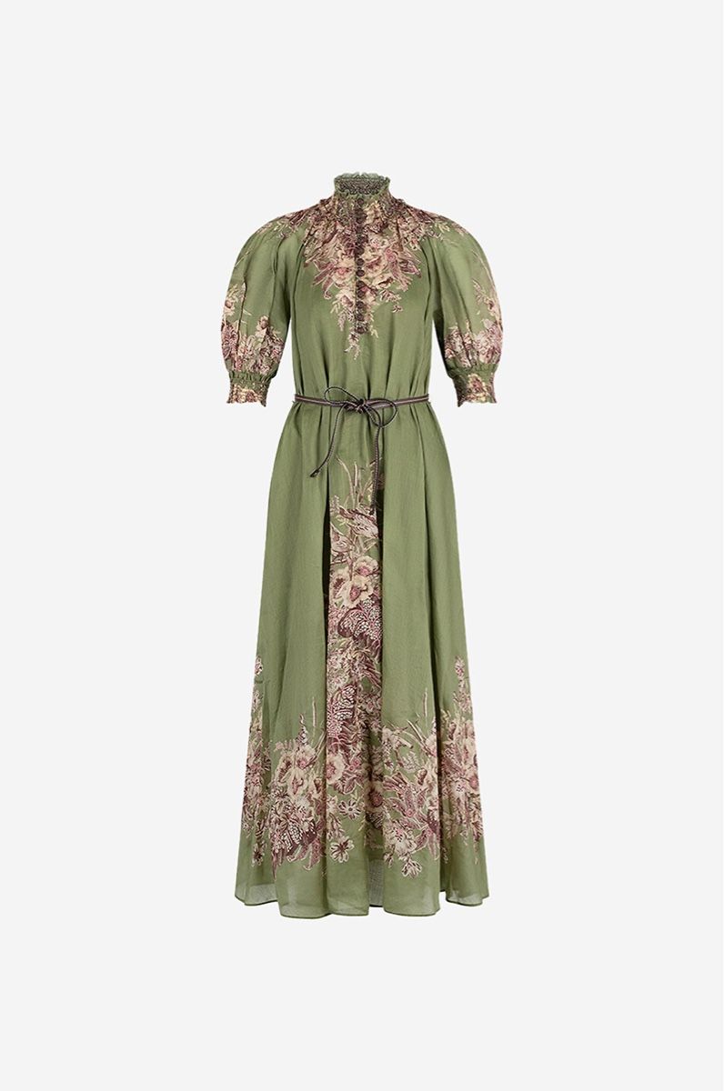 Zimmermann Vestiti: Zimmermann Elegant Green Maxi Dress – Usato da St.Josefen venduto da lop_lh8d 4
