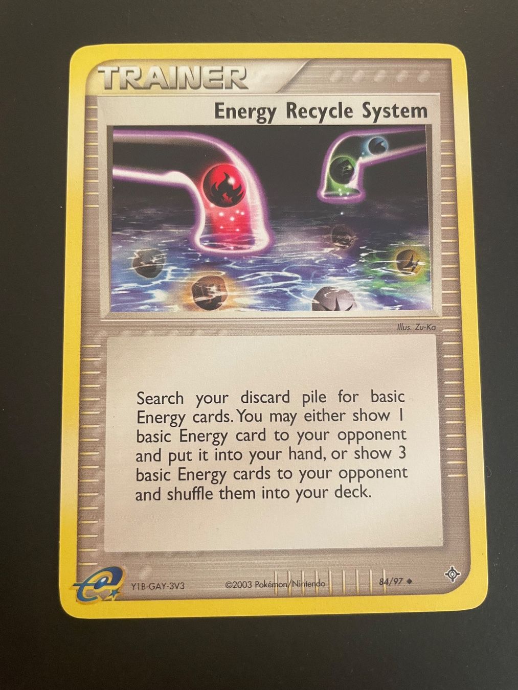 Pokémon Carte collezionabili: Energy Recycle System - 73/108 – Usato da Zürich venduto da pokemon_cards