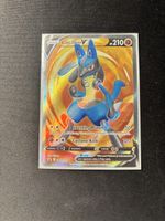 Pokemon Karte Lucario V 1. Edition guter Zustand