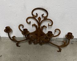 Kerzenleuchter Shabby Chic Rost Metall