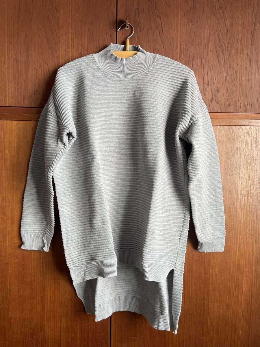Maglioni & Felpe: Damen Pullover grau Rippstrick Grösse 38 guter Zustand – Usato da Lenzerheide/Lai venduto da ale_57ys