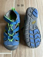 Keen Sandalen Gr. 35 blau-grün