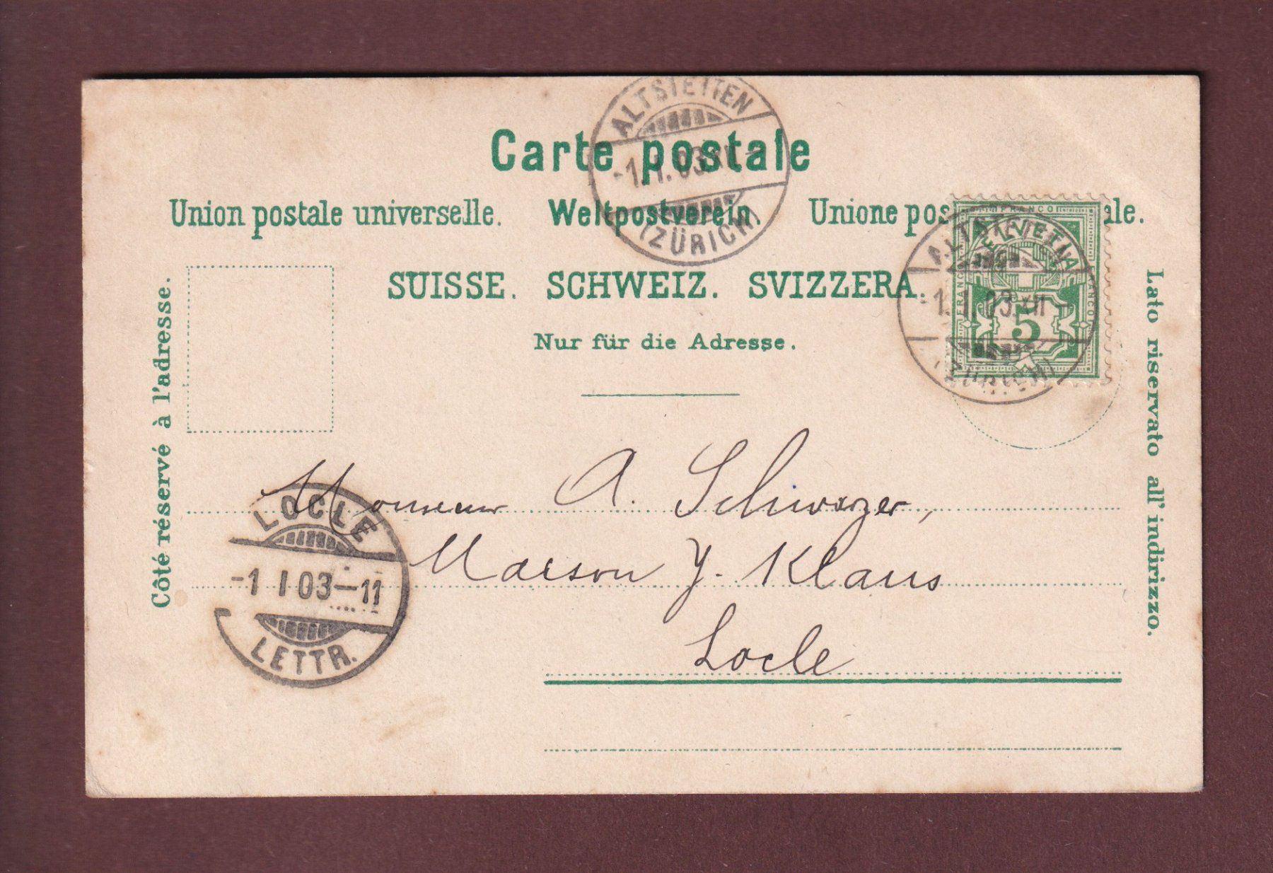 Cartoline postali: BERN - Bundespalast - Bundesrat 1903 – Usato da Pully venduto da nicecards 1