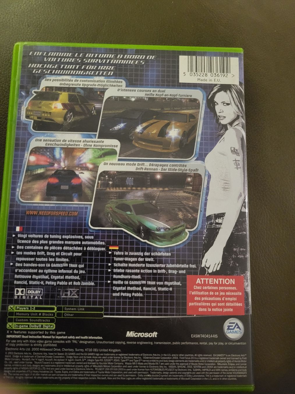 Microsoft Giochi: Need for Speed: Underground Xbox – Usato da nunningen venduto da mic_88k2 1