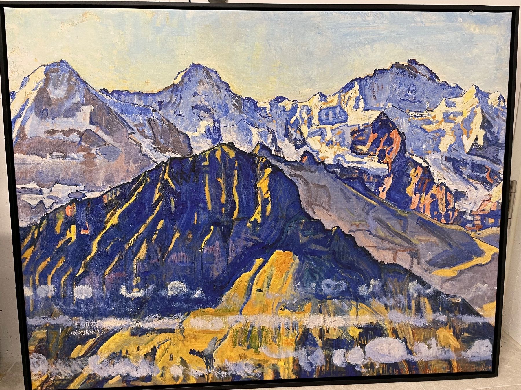 Poster & Bilder: Leinwanbild Hodler 130x100 - Neu – Neu und originalverpackt aus Herrenschwanden von ibrigi