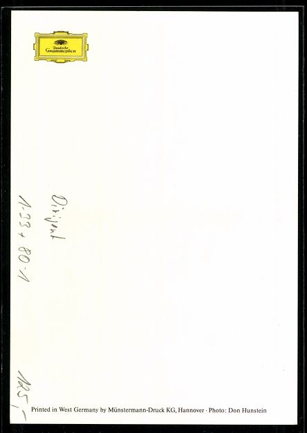 Cartes postales: Dirigent Leonard Bernstein im Porträt,  – D'occasion à Berlin par bartko-reher 1