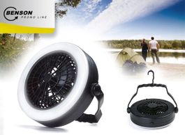 BENSON – Ventilateur & Lampe LED (2 en 1)
