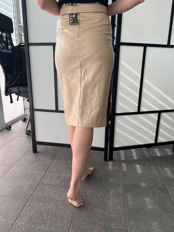 Gonne: Echt Leder Jupe Rock beige gr XS-S – Usato da Rünenberg venduto da AlinaFuss 5