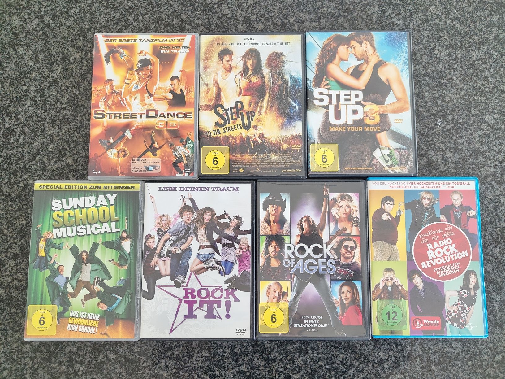 Alle DVDs: 7 Tanzfilme (DVD)  – Gebraucht aus Meisterschwanden von Boni4