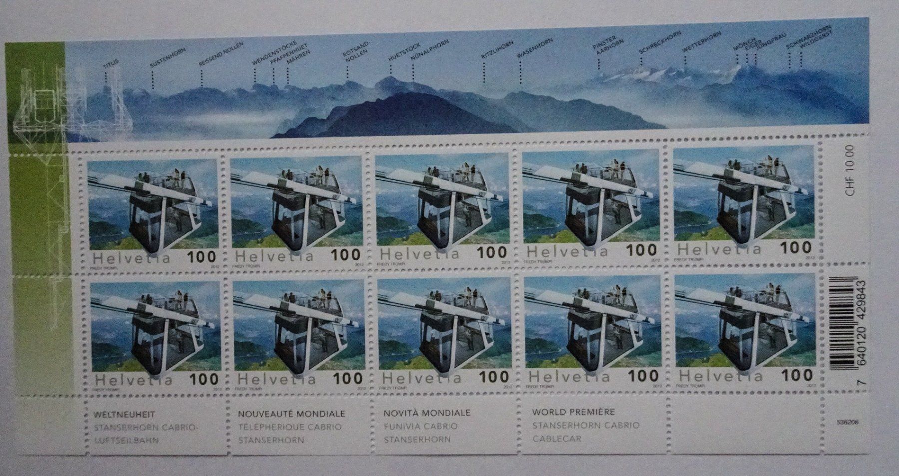 Alle Briefmarken: 2012* – Neu (gemäss Beschreibung) aus Aadorf von Chnorli-Furz