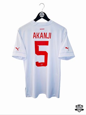 AKANJI #5 Original Switzerland 2022-23 Away Trikot