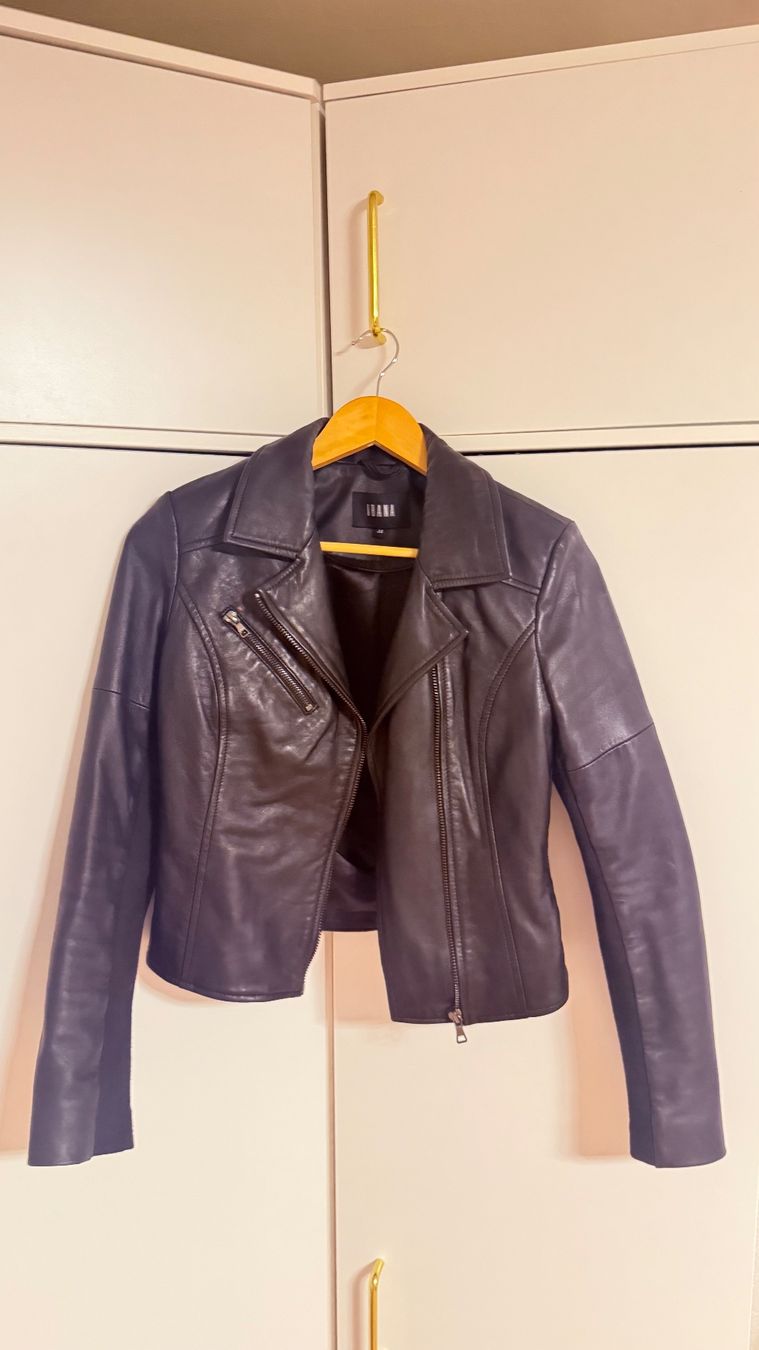 Giacche: Lederjacke IBANA Damen Grösse 34 Schwarz – Usato da Grenchen venduto da Raluca29