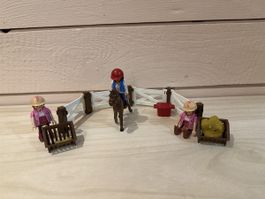 Playmobil Reiterhof Set, Pferd, Figuren, Zaun, Top!