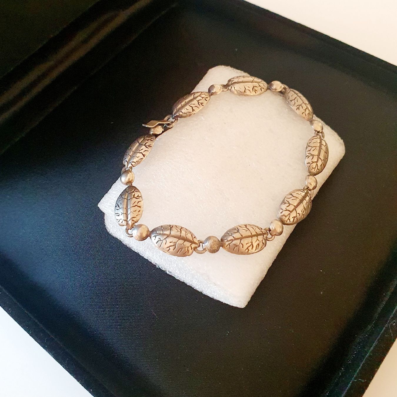 Armbänder & -reifen: Vintage Armband, Silber 835, Blattform – Gebraucht aus Kreuzlingen von Wunderkiste123 5
