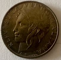 Italien 100 Lire 1998 Kupfer-Nickel Umlaufmünze
