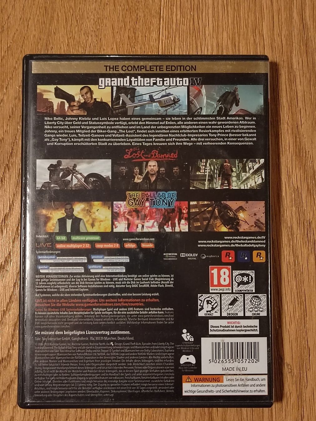 Spiele: GTA IV Complete Edition PC 2010 DE – Gebraucht aus Fribourg von Nooky 2