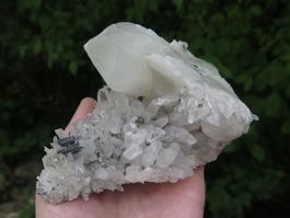 Quarz mit Hübnerit 463 gr. von Peru