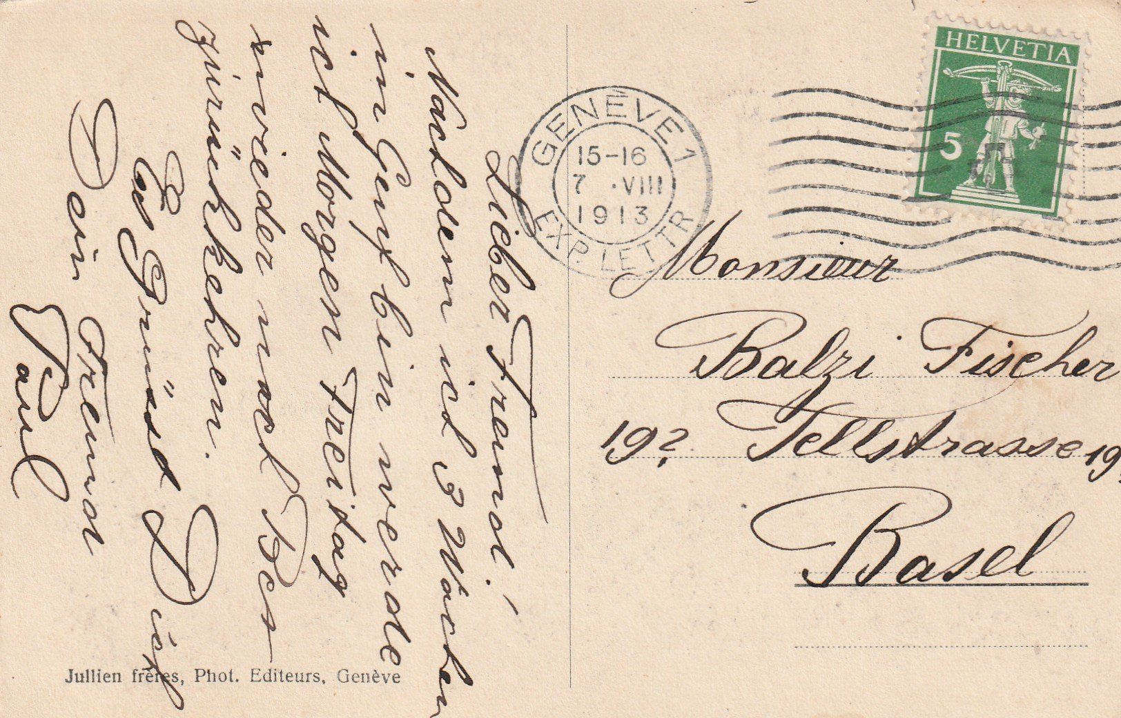Cartes postales: Genf mit Dampfschiffen – D'occasion à Rorschacherberg par fratovi2 1