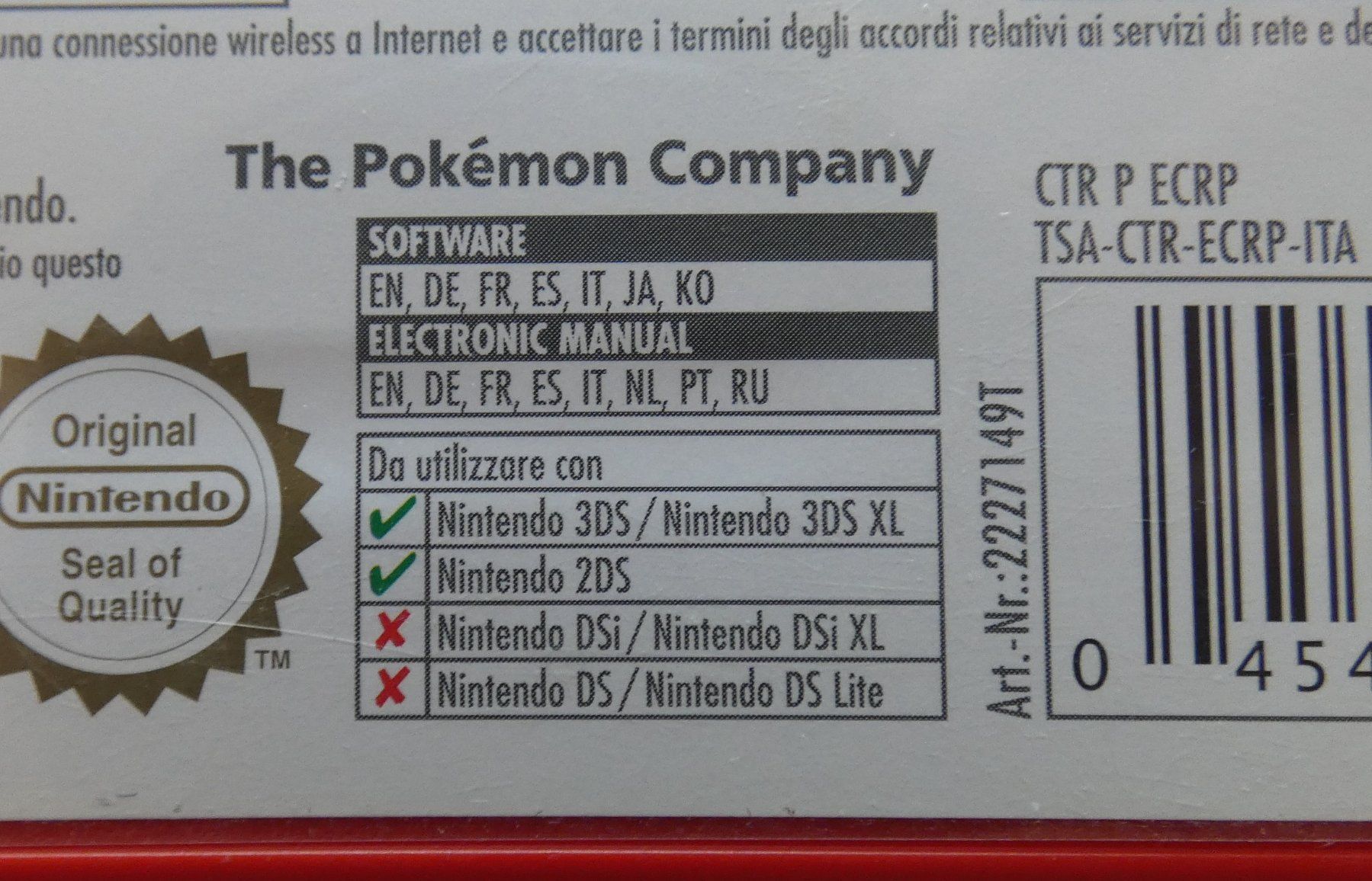 Pokémon Giochi: Nintendo 3DS - POKEMON Omega Ruby – Usato da La Sarraz venduto da classicworldcoins 2