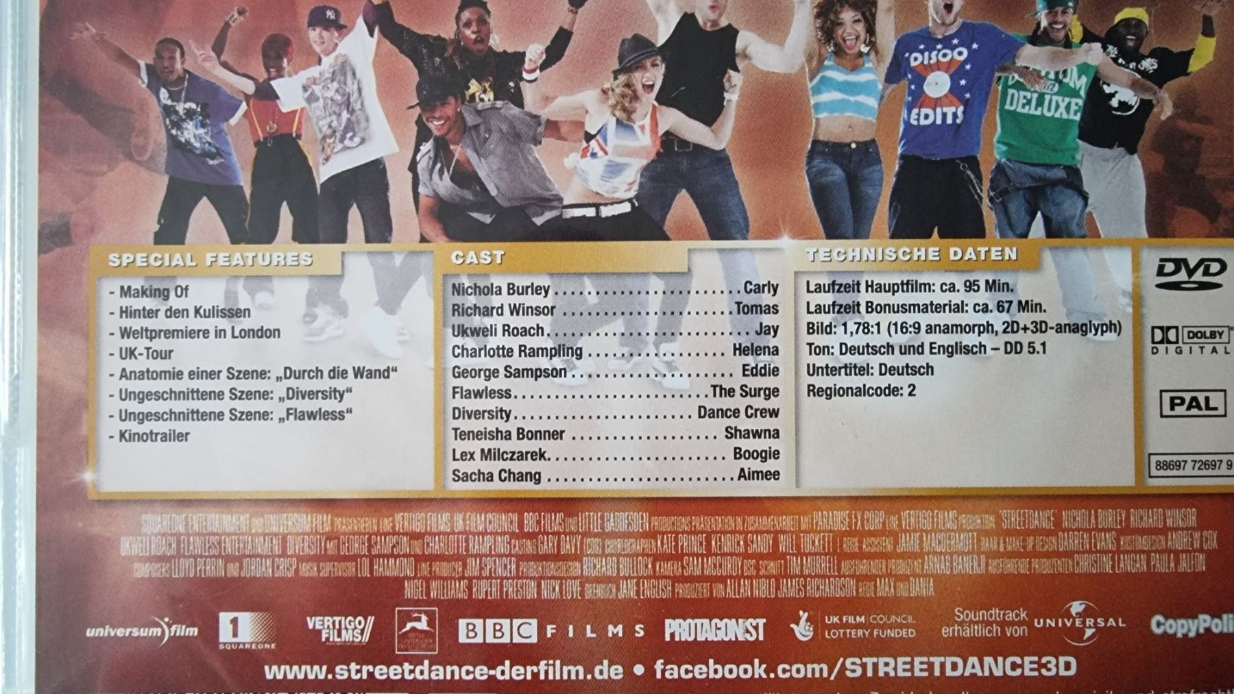Alle DVDs: DVD Street Dance 3D – Gebraucht aus Oetwil am See von fineli2 1