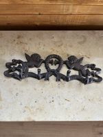 Charmante Wandgarderobe mit Engeln, Eisen, Vintage Stil