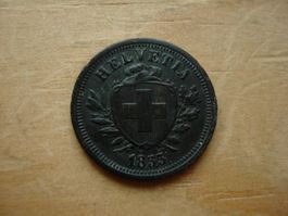 (Z3) 1 Rappen 1853 br