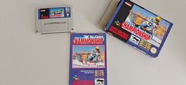 SNES Spiel Val d'Isere Championship mit OVP Anleitung