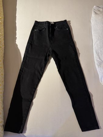 Jeans skinny noir Bershka 38