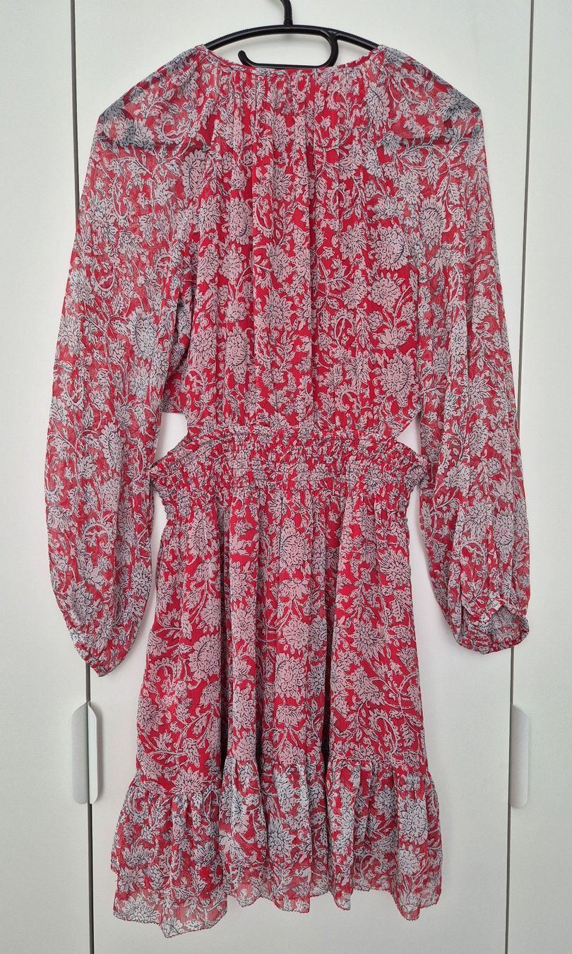 Pepe Jeans Kleider: PEPE JEANS Langarm-Kleid, rot/weiss, M – Gebraucht aus Münchenstein von Trinity 3