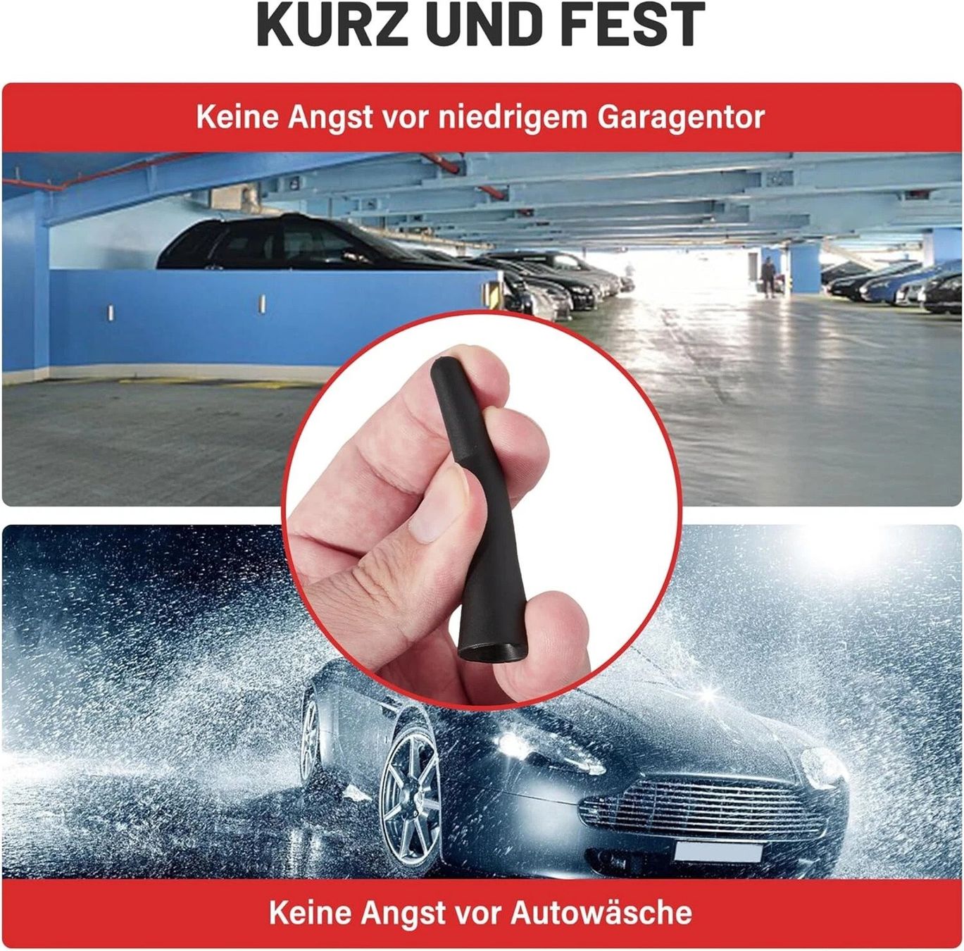 Alle Autoersatzteile: Radio  Auto Antenne Kurz Stab Dach KFZ Universal Adapter – Neu (gemäss Beschreibung) aus Kirchdorf AG von csnmclub