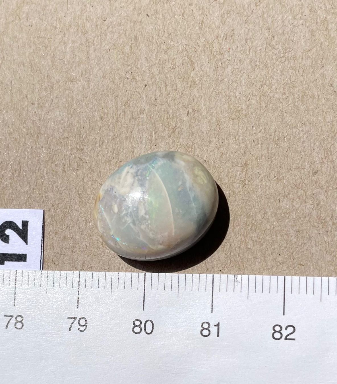 Fossili: Cabochon Opal echt  neu gross       TOP Geschenk Idee – Nuovo e nell'imballaggio originale da Leuggern venduto da gemshow 6