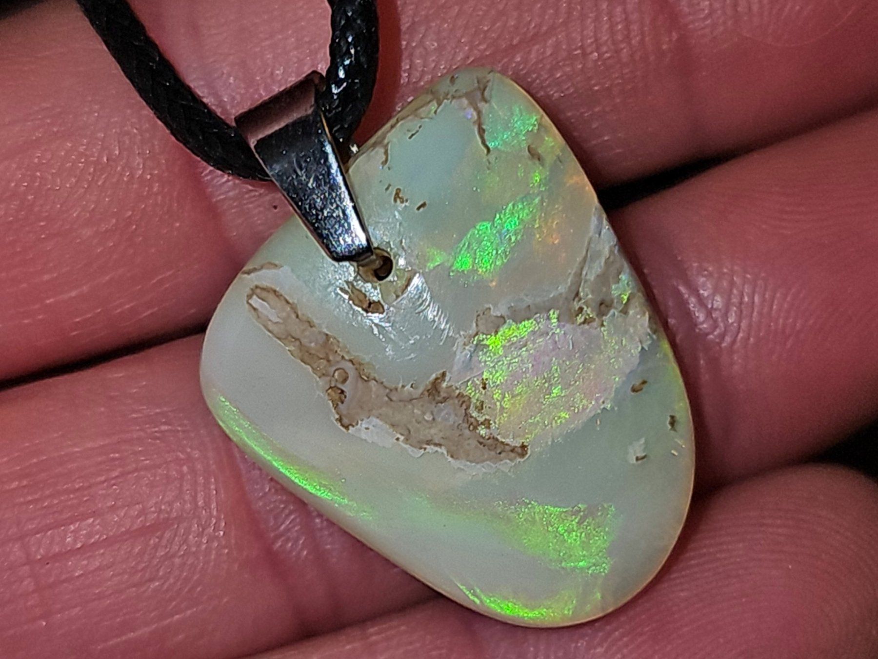 Edelsteine: Natürlicher australischer Boulder Opal Anhänger – Neu und originalverpackt aus Uerkheim von Winwinner 2