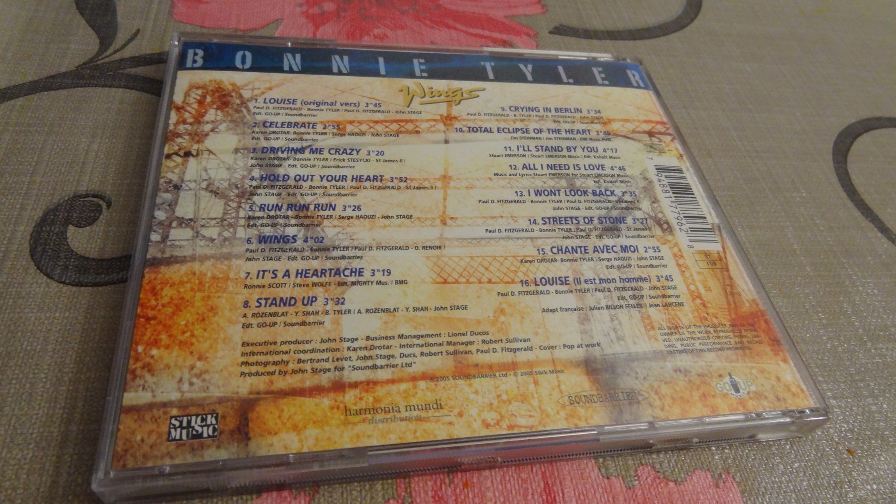 CD: Bonnie Tyler - Wings CD – Usato da Olten venduto da Disc-Ausverkauf 1
