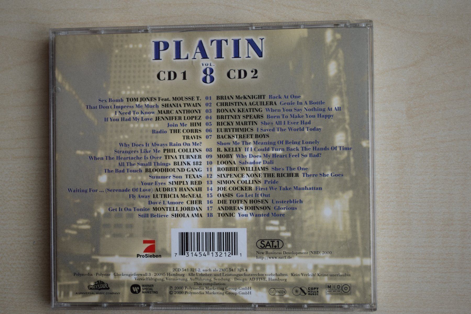 CD: PLATIN VOL.8 /2CDs (359) – Usato da Reutigen venduto da DONDON55 1