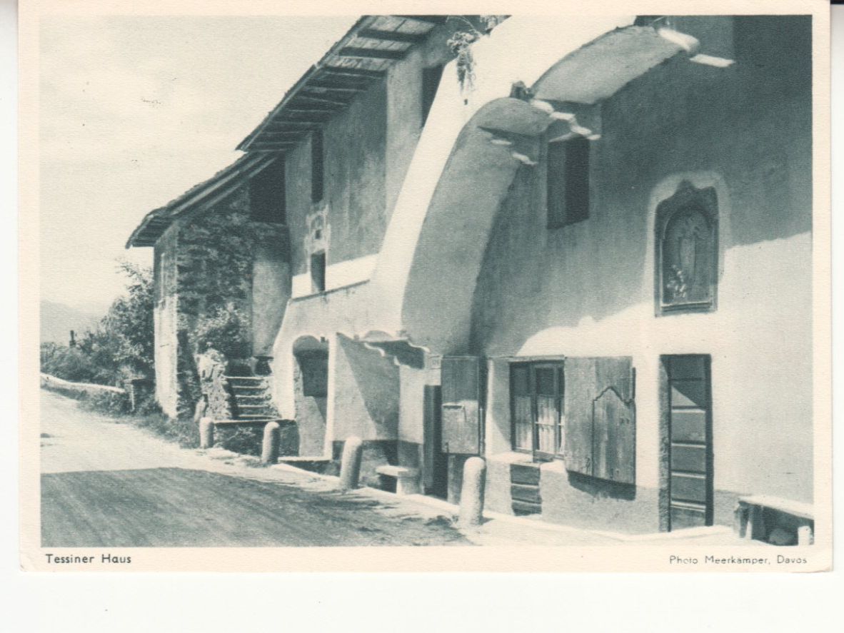 Cartoline postali: Tessiner Haus 1939 – Usato da Bürglen TG venduto da StampGraf