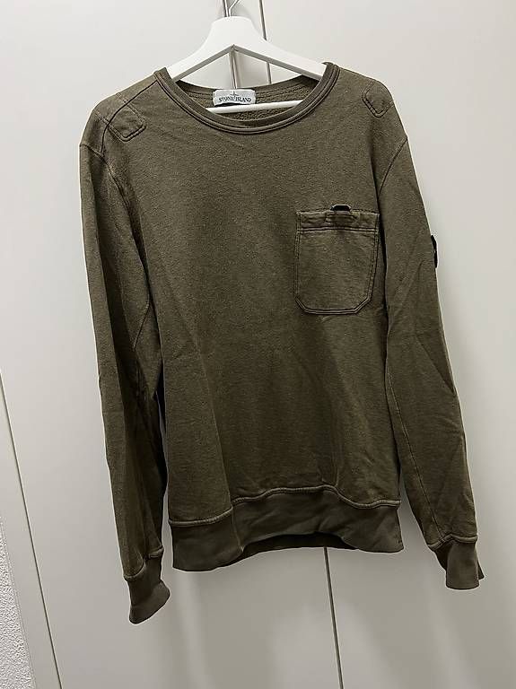 Stone Island Maglioni & Felpe: Stone Island Pullover in Olive Grün – Usato da Langenthal venduto da Cico77 2