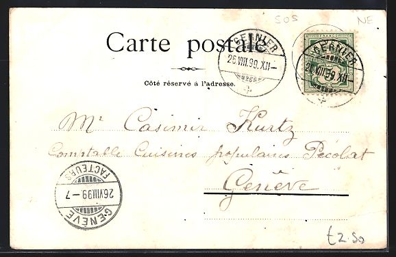 Cartoline postali: Litho Valangin, Ortsansicht, Löwe mit W – Usato da Berlin venduto da bartko-reher 1