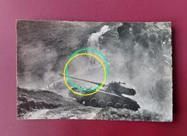 Postkarte mit AMX-13 Panzer der Schweizer Armee