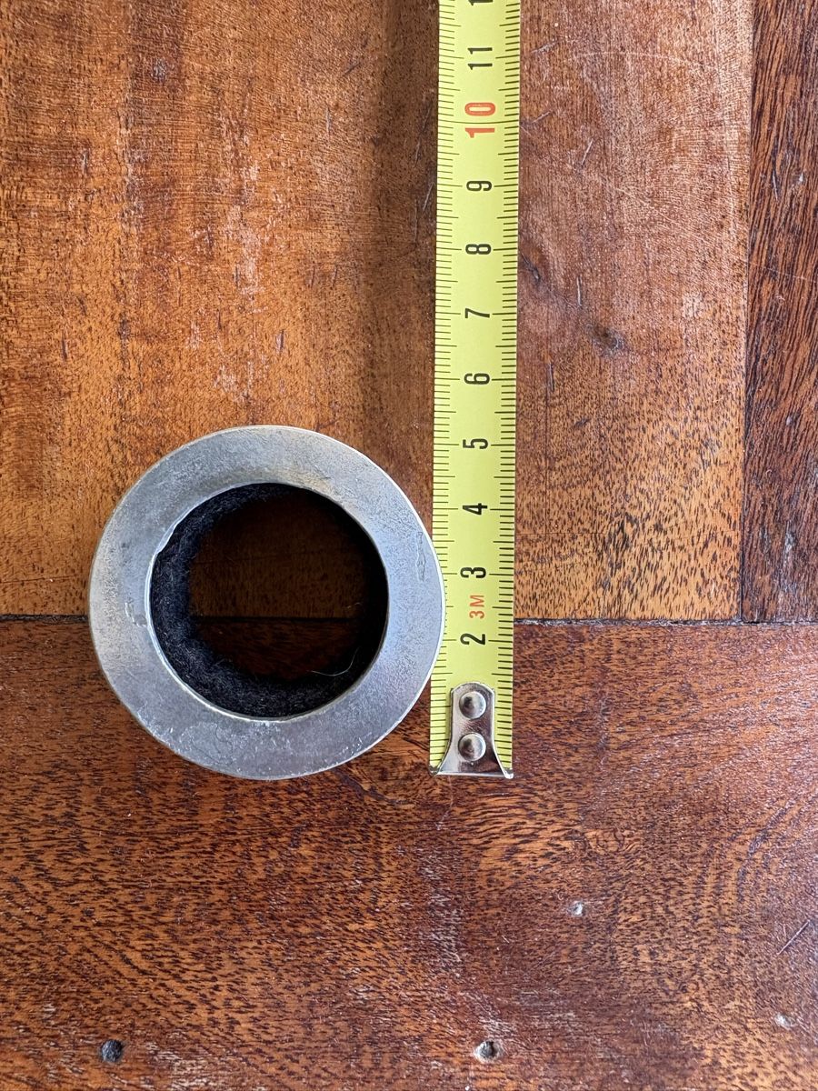 Alle Dekorationen: Pewter wine bottle drip collar 5 cm  – Gebraucht aus Nyon von Iamher 2