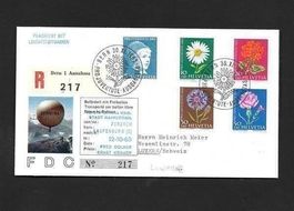 FDC Pro Juventute Serie 1963 J200L-J204L ET Bern 30.11.1963