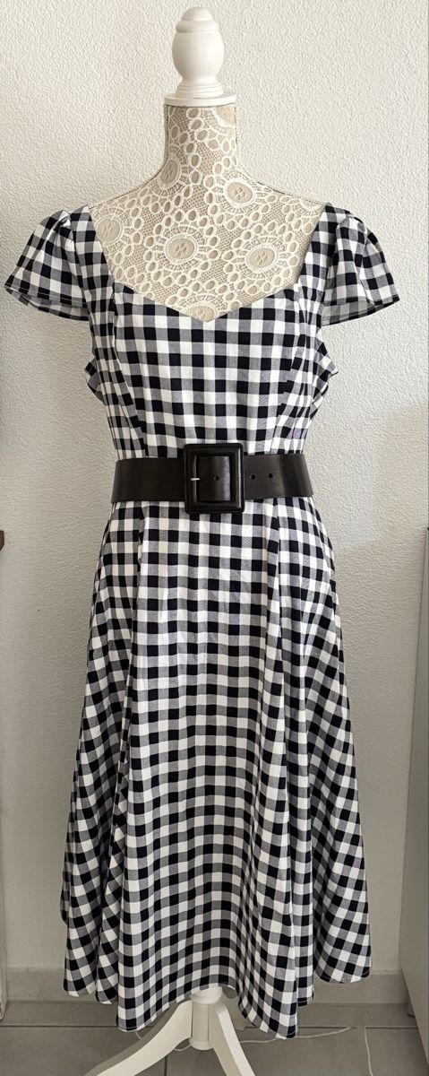 Kleider: Rockabilly-Kleid navy Gr. 42 – Neu (gemäss Beschreibung) aus Eglisau von 3flower-power3 6