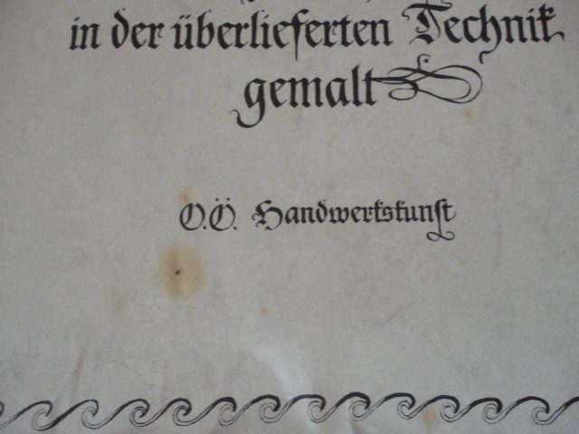 Dipinti: Bild Antik Herbst - Hinterglasmalerei – Usato da Wittenwil venduto da trixmartin 6